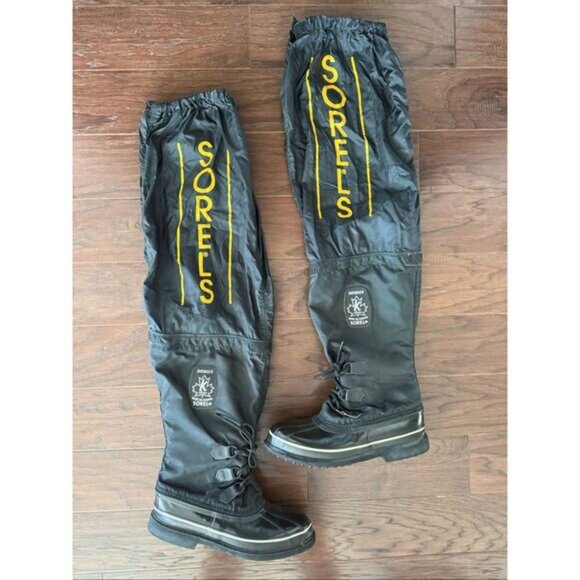 Vintage Kaufman Sorel AVENGER deep snow hip boots UK 9/US 10 narrow main image 5